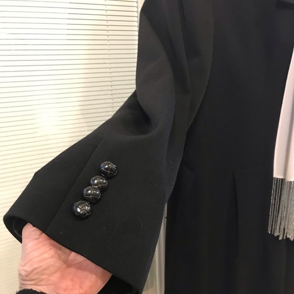 LAUREN - RAPH LAUREN- Wool Double Breasted Coat - Picture 4 of 8